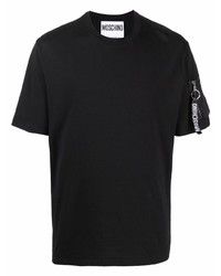 Moschino Zip Pocket Short Sleeve T Shirt