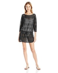 Anne Cole Boat Neck Crochet Lace Tunic Cover Up