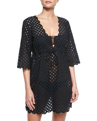Tory Burch Broiderie See Through Coverup Tunic