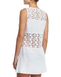 Tory Burch Crocheted Lace A Line Coverup Dress