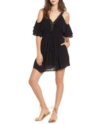 Band of Gypsies Cold Shoulder Dress