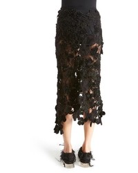 Simone Rocha Metallic Crochet Skirt