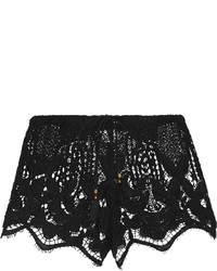 Miguelina Minnie Crocheted Cotton Shorts