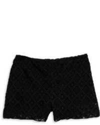 Tinsel Crocheted Shorts