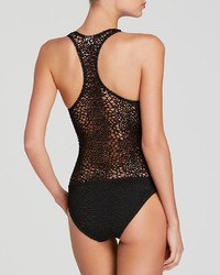 Milly Resille Swim Martinique Crochet One Piece Swimsuit
