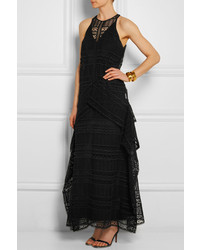 Erdem Shawnee Tiered Crocheted Lace Gown