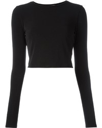 Alice + Olivia Aliceolivia Cropped Fitted Sweater