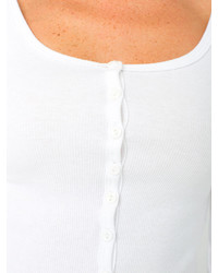 American Apparel 2x1 Rib Long Sleeve Crop Top
