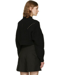 Isabel Marant Black Cropped Gane Sweater