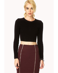 Forever 21 Classic Cropped Sweater