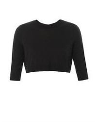 Dolce & Gabbana Cropped Cashmere And Silk Blend Sweater