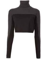 Lutz Huelle Cropped Panelled Sweater