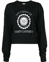 Saint Laurent Universit Cropped Sweater