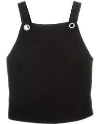 Alexander Wang T By Dobby Twill Cropped Top