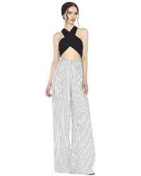 Alice + Olivia Tracee Cropped Crossover Top