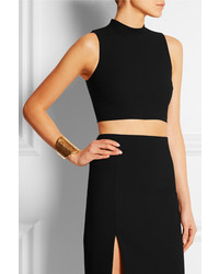 Elizabeth and James Avita Cropped Stretch Jersey Top