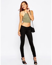 Asos Collection Cropped Tie Back Cami Top