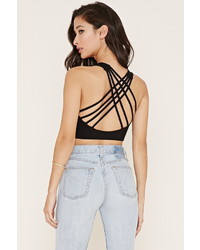 Forever 21 Crisscross Back Crop Top