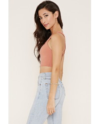 Forever 21 Crisscross Back Crop Top