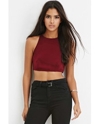 Forever 21 Crisscross Back Cropped Cami