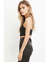 Forever 21 Crisscross Cutout Cropped Cami