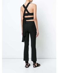 Derek Lam 10 Crosby Cropped Shell With Elastic Back