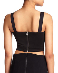 Faith Connexion Cropped Stretch Jersey Bustier Top