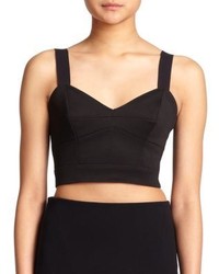 Faith Connexion Cropped Stretch Jersey Bustier Top