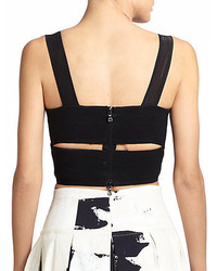Donna Karan Crossover Cropped Top
