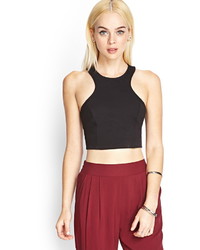 Forever 21 Cutout Back Crop Top