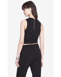 Express Overlapping Hem Boxy Cropped Top