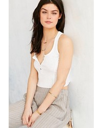 BDG Henley Cropped Top