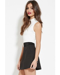 Forever 21 High Neck Crop Top