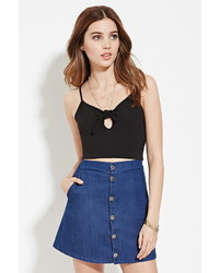 Forever 21 Keyhole Cropped Cami