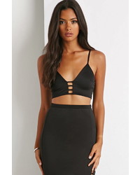 Forever 21 Laddered Cutout Cropped Cami