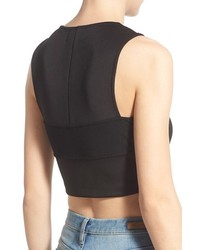 Madison Berkeley Side Cutout Crop Tank