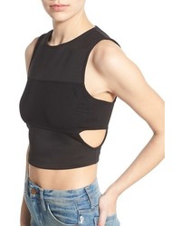 Madison Berkeley Side Cutout Crop Tank