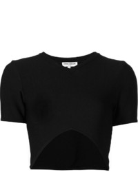 Opening Ceremony Puff Sleeves Cropped Top
