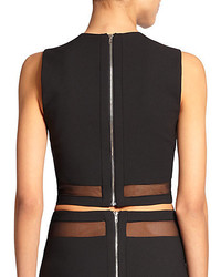 Elizabeth and James Otto Mesh Detailed Cropped Top