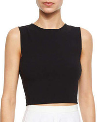 Theory Pagia Sleeveless Knit Crop Top