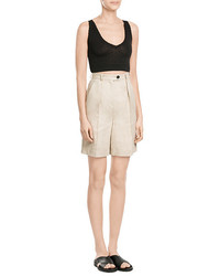 Carven Scalloped Crop Top