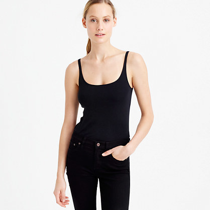 J.Crew Slim Perfect Tank Top With Built In Bra, $22, J.Crew