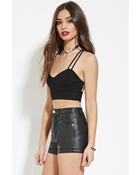 Forever 21 Strappy Sweetheart Crop Top