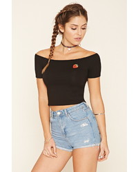 Forever 21 Strawberry Crop Top