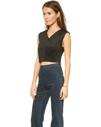 Rebecca Taylor Structured Crop Top