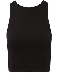 Alexander Wang T By Black Lux Ponte Cropped Top