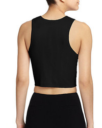 Elizabeth and James Textured Cropped Top