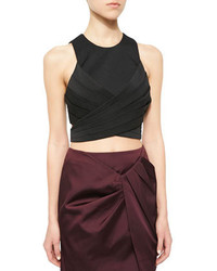 Cameo Trails Crop Top With Tie Back