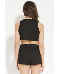 Forever 21 Twisted Front Crop Top