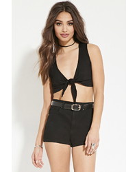 Forever 21 Twisted Front Crop Top
